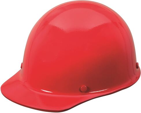 MSA Skullgard Cap Style Safety Hard Hat with Suspension - Non-Slotted Cap, Made of Phenolic Resin, Radiant Heat Loads up to 350F | Fas-Trac III Ratchet Suspension in Kuwait