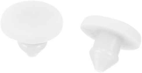 MECCANIXITY 5pcs Silicone Snap in Locking Hole Plugs,36.6mm/1.4 Inch Mounting Diameter Narrow Groove Width 5mm Panel Seal Cover Round for Kitchen Bulkheads Waterproof Sealing Plugs White in Saudi Arabia