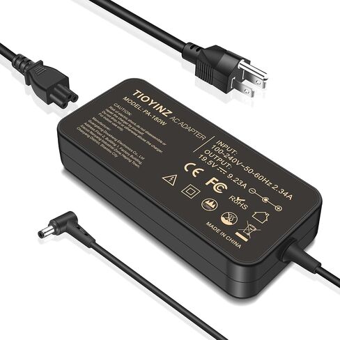 180W AC Charger for ASUS ROG G75VW G75VX G751JM G750JW G750JM G750JS G752VL G752VT GL502VT FX502VM FX702VM Gaming Laptop ADP-180MB F FA180PM111 Power Adapter (5.5 * 2.5mm) in Saudi Arabia