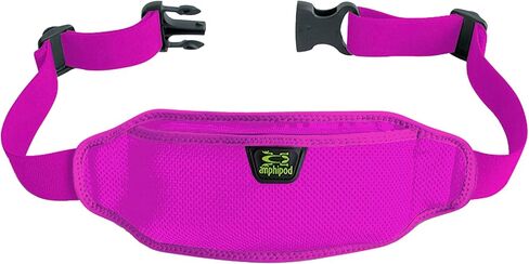 Amphipod AirFlow Lite Waistpack, Minimalist Runners Storage Fanny Waist Pack for Running, Jogging & Walking, Men & Women - Black - L in Saudi Arabia