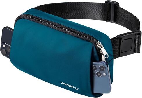 WATERFLY Crossbody Belt Fanny Pack: Sports Walking Waist Bag Runner Belt Bum Bag Hip Fannie Pack Phanny Fannypack Woman Man for Hiking Jogging Running in Saudi Arabia