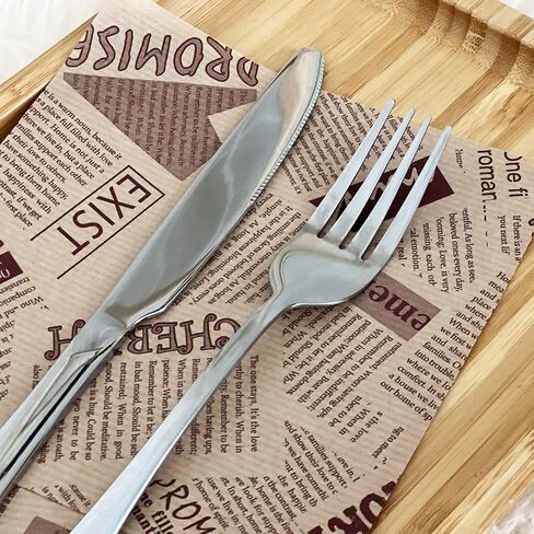 Stainless Steel 12PCS Dinner Set combo with 4 Dinner Knives, 4 Dinner Forks, 4 Dinner Spoons，Silverware Set for Home, Kitchen and Restaurant, Mirror Polished& Dishwasher Safe in Saudi Arabia