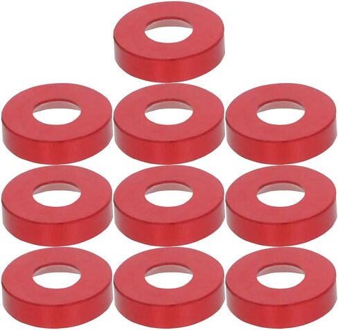 Aicosineg Flat Washers,10Pcs Countersunk Washers M5 Metal Aluminum Alloy Countersunk Washer Flat Head Washer Gasket Fastener for Screw Bolt Black 0.47x0.20x0.13inch (ODxIDxT) in Kuwait