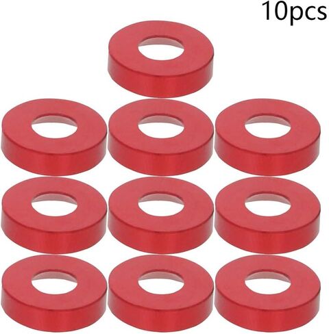 Aicosineg Flat Washers,10Pcs Countersunk Washers M5 Metal Aluminum Alloy Countersunk Washer Flat Head Washer Gasket Fastener for Screw Bolt Black 0.47x0.20x0.13inch (ODxIDxT) in Kuwait