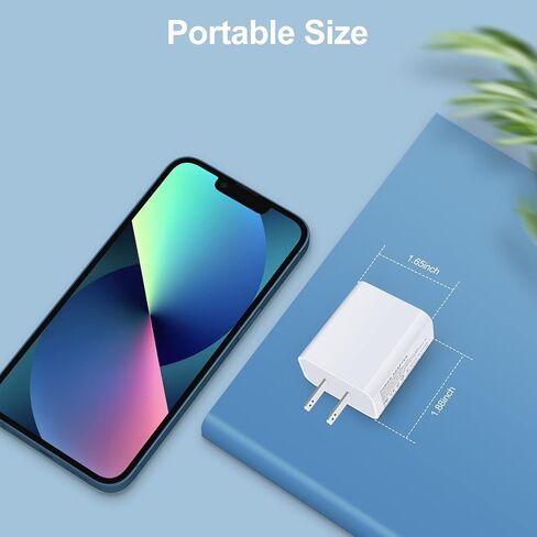 20W Android Samsung USB C Charger Block Fast Charging for Samsung Galaxy S24 Ultra/S24 Plus/A55/A35/S23 Ultra/S23FE/A25/A15/A05S/A53/A14/A13/A03S/A54, Fast Wall Charger Adapter USB C+QC3.0 Brick Cube in Saudi Arabia
