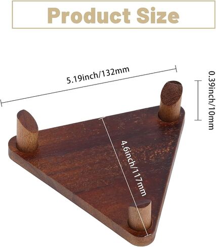 GLOBLELAND 2 Sets Wooden Ball Display Stands Ball Stand Holder Basketball Holder Stand Golf Display Stand for Basketball Football Soccer Rugby Ball in Saudi Arabia