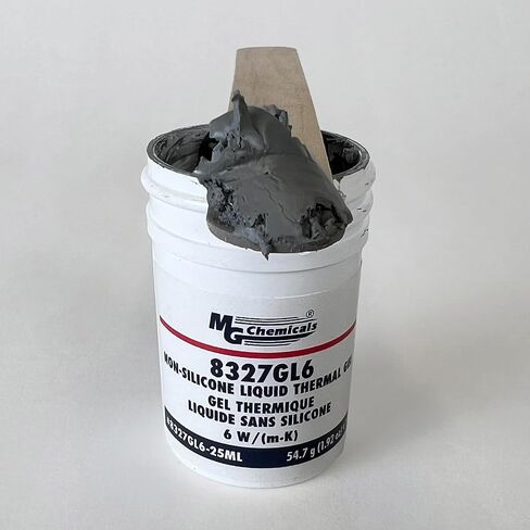 MG Chemicals 8327GL5-25ML Non-Silicone Liquid Thermal Gel 5 W/(m·K), 56g, 1-Part Jar in Kuwait