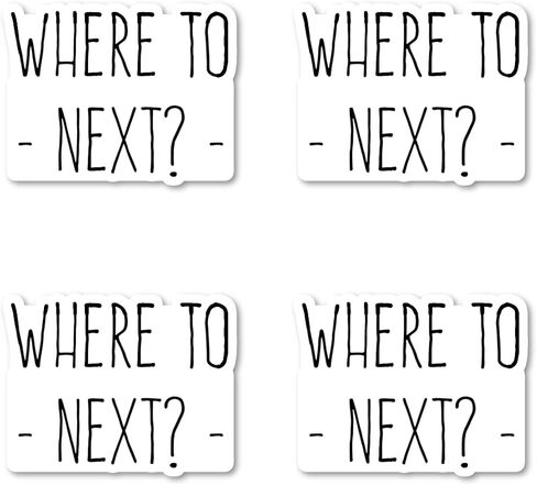 Where to Next Sticker Travel Wanderlust Stickers - 3 Pack - Set of 2.5, 3 and 4 Inch Vinyl Laptop Stickers - for Laptop, Phone, Water Bottle, Car & More Decal (3 Pack) S214697-3Pack in Saudi Arabia