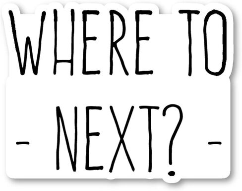 Where to Next Sticker Travel Wanderlust Stickers - 3 Pack - Set of 2.5, 3 and 4 Inch Vinyl Laptop Stickers - for Laptop, Phone, Water Bottle, Car & More Decal (3 Pack) S214697-3Pack in Saudi Arabia