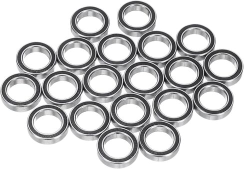 uxcell 20pcs 695-2RS Miniature Deep Groove Ball Bearings 5x13x4mm Double Sealed Bearings (Blue) for Electric Motor, Home Appliances, Machinery, P6 (ABEC 3) in Saudi Arabia