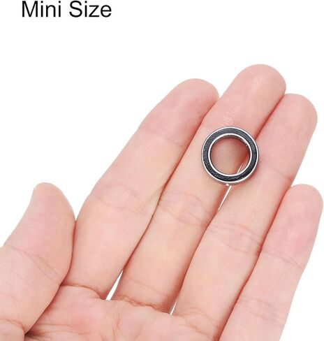 uxcell 20pcs 695-2RS Miniature Deep Groove Ball Bearings 5x13x4mm Double Sealed Bearings (Blue) for Electric Motor, Home Appliances, Machinery, P6 (ABEC 3) in Saudi Arabia