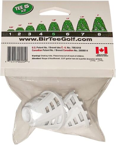 Pro Golf Tees - Size #1 (1/4") Individual Size Packs - 4 Tees Per Pack. Winter/Mat/Simulator Tees in Kuwait