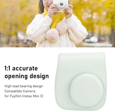 حزمة كاميرا VBESTLIFE لـ Fujifilm Instax Mini 12، مع 10 إطارات بطاقات، 20 ملصقًا، حقيبة حمل، 4 مرشحات، 1 ألبوم، 5 إطارات بلاستيكية، 10 مشابك (دبوس ضوئي k) in Saudi Arabia