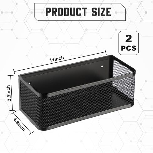 Blulu 2 جهاز كمبيوتر شخصى سلال Pegboard المغناطيسية Pegboard منظم الحائط أرفف Pegboard تخزين الملحقات Pegboard تنظيم أدوات المطبخ والحرف المكتبية in Saudi Arabia