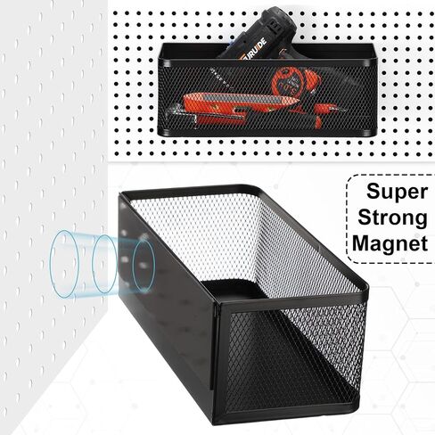 Blulu 2 جهاز كمبيوتر شخصى سلال Pegboard المغناطيسية Pegboard منظم الحائط أرفف Pegboard تخزين الملحقات Pegboard تنظيم أدوات المطبخ والحرف المكتبية in Saudi Arabia