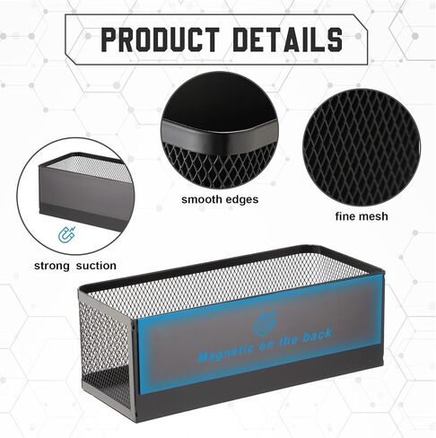 Blulu 2 جهاز كمبيوتر شخصى سلال Pegboard المغناطيسية Pegboard منظم الحائط أرفف Pegboard تخزين الملحقات Pegboard تنظيم أدوات المطبخ والحرف المكتبية in Saudi Arabia