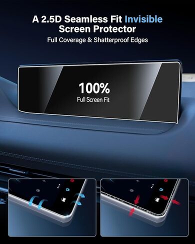 لـ 2023 2024 Lexus RX350/RX350h/RX500h & 2024 TX350/TX500h واقي شاشة 14 بوصة [مضاد للوهج] - HD شفاف/مضاد لبصمات الأصابع/ عبوتين in Kuwait