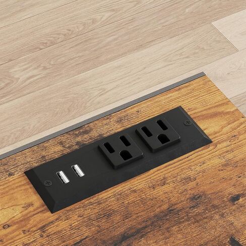 خزانة حامل مشغل التسجيل YINMIT، حامل القرص الدوار مع محطة شحن ومنفذ USB، طاولة مشغل التسجيل مع تخزين الفينيل، تحمل ما يصل إلى 200 ألبوم، طاولة عرض التسجيل للألبومات والكتب والمجلات in Kuwait