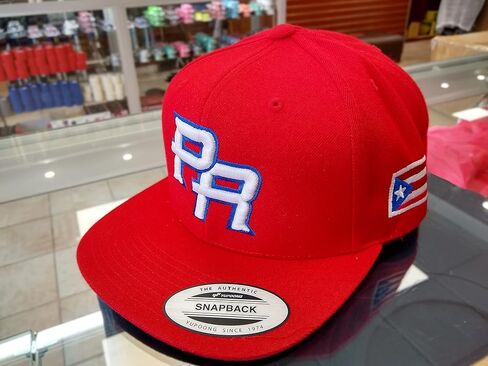 Puerto Rico Snap Back Caps with Embroidery PR Logo in Kuwait