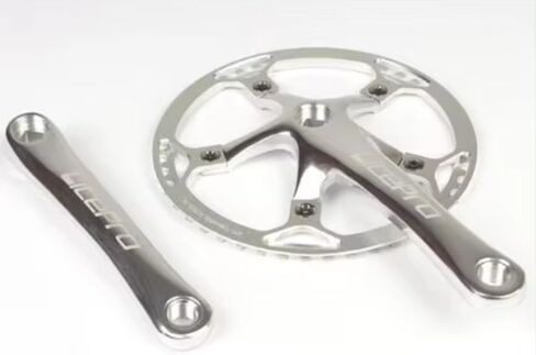BMX Bicycle BCD130MM Integrated Chainwheel Crankset Single Crank Folding Bike 45/47/53/56/58T Chainring in Saudi Arabia