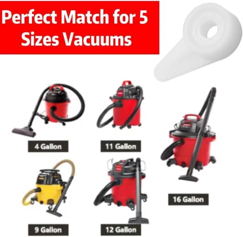 73316 Shop Vac Filter Nut للمكانس الكهربائية (ما قبل 2010)، متوافق مع Ridgid & Craftsman VT2565 VF4000 9-16938 83872 Shop مرشح Vac Wet Dry، قطع غيار ملحقات Vac، 4 عبوات in Kuwait