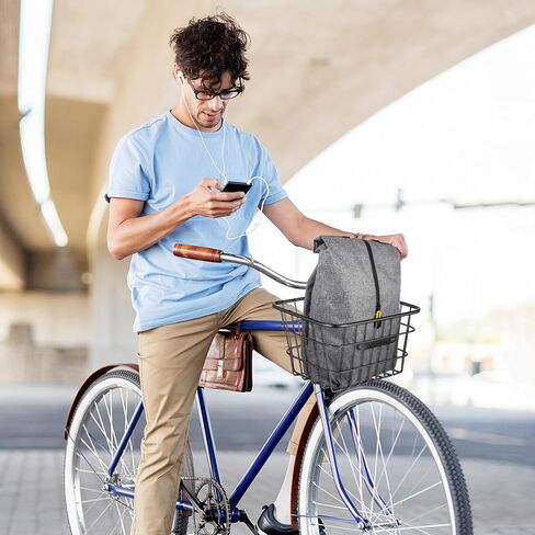 سلة مقود الدراجة من BESPORTBLE، سلة أمامية للدراجة، سلة دراجة معدنية، سلال تنظيم المقود الأمامي للدراجات للبالغين، سلة تخزين الدراجات، سلة الدراجات in Kuwait