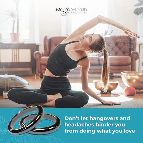 Holiday Hangover Hematite Ring, Elegant Magnetic Hematite Ring as Jewelry for Men and Women in Saudi Arabia