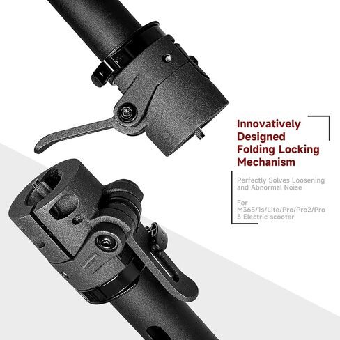 Mi Electric Scooter-Intl Edition قابل للطي سكوتر كهربائي جزء الناهض حامل قضيب قابل للطي، سبائك الألومنيوم قابلة للطي عمود قضيب استبدال تمديد سكوتر كهربائي Standpipe - أسود in Saudi Arabia