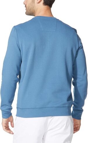 Nautica Men's Basic Crew Neck Soft Fleece Sweatshirt, Navy, L in Saudi Arabia