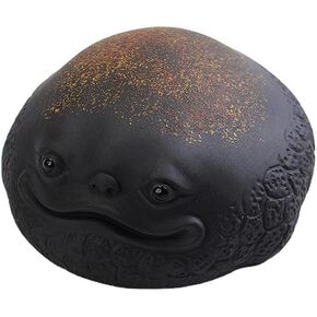 Zerodeko 1pc Golden Toad Decorative Ornaments Pirate Hat Creative Ornament Tea Pet Decoration Golden Cicada Displaying Decor Mini Figurine Mini Dash Purple Clay Lid Holder Antique Office