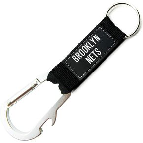 Pro Specialties Group Brooklyn Nets Carabiner Wordmark Black