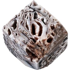 rockcloud Natural Sphalerite Crystal Cube, Healing Geode Quartz Reiki Mineral Specimen Aromatherapy Essential Oil Diffuser for Home Office Decor