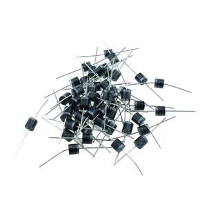 50PCS 57.6mm/2.27inch Black High Power High Current 10A10 Inline Rectifier Diode for Linear Cutting Machine CNC Machine Tool Transformer