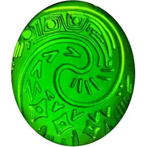 Green Stone Heart of Goddess for Room Decor A