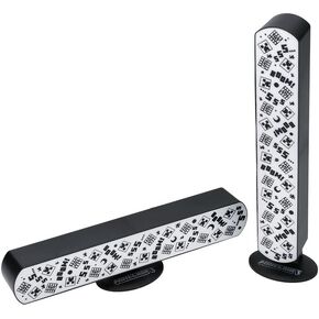 Minecraft Officially Licensed Light Bar Set of 2 with Remote, Color phasing, 3 Brightness Levels and Music Reactive, Gamer Room Decor and Gift for Boys and Girls | Paladone