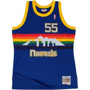 Mitchell & Ness NBA Denver Nuggets Dikembe Mutombo 1991 Swingman Road Jersey