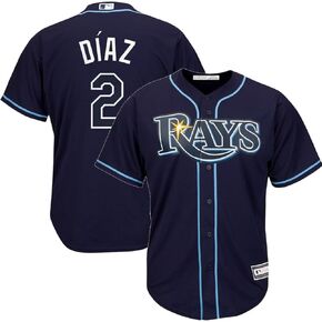 Yandy Diaz Tampa Bay Rays MLB Kids Youth 8-20 Navy Alternate Player Jersey