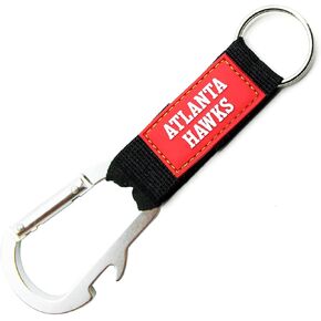 Pro Specialties Group Atlanta Hawks Carabiner Wordmark Red