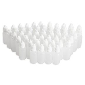 30ml Plastic Dropping Bottles 2 3/4" Tall, 1 1/4" Diameter-Pack of 12