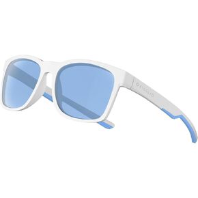 SUNWAVE Ultra-lightweight Design Lifestyle Sunglasses Outdoor Fishing Polarized UV400 Protection - Glacier White Men Women Surfing Running Sport