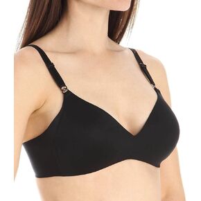 Warner's Women's No Side Effects Underarm-Smoothing Comfort Wireless Lightly Lined T-Shirt Bra 1056, Periwinkle