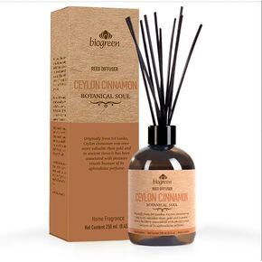 | Reed Diffuser | Ceylon Cinnamon | Botanical Soul | Bathroom Decor | Air freshener | 8.45 Ounce |