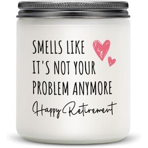 Retirement Gift for Woman Coworker Leaving Gifts for Women Men Goodbye Gifts for Coworkers Going Away Gifts for Coworkers Women Moving Away Gifts for Friends Scented Candles Lavender