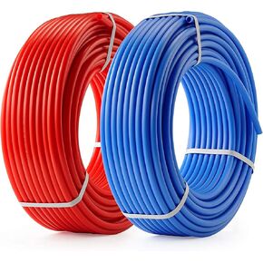 2 لفات من أنابيب PEX مقاس 1/2 بوصة × 50 قدمًا لمجموعة مياه الشرب