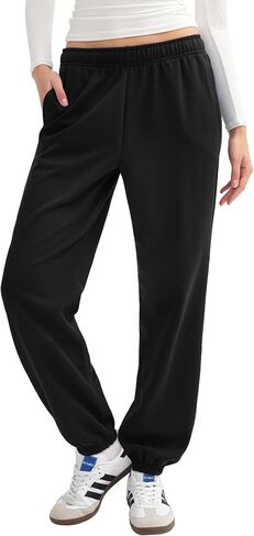 PUMIEY Women's Sweatpants High Waisted Baggy Sweat Pants Workout Casual Joggers Pants Airy Collection in Kuwait
