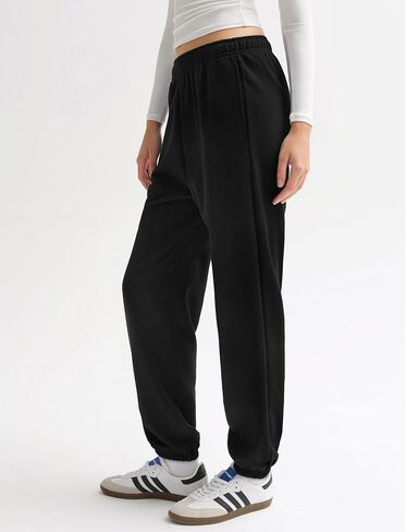 PUMIEY Women's Sweatpants High Waisted Baggy Sweat Pants Workout Casual Joggers Pants Airy Collection in Kuwait