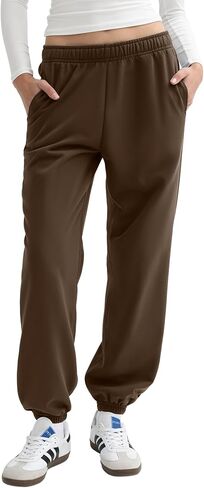 PUMIEY Women's Sweatpants High Waisted Baggy Sweat Pants Workout Casual Joggers Pants Airy Collection in Kuwait