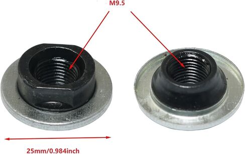2PCS Mountain Bike Front/Rear Hub Shaft Gear 5/16 M8 Bicycle Hub Nut Axle Nut for Bicycle Mountain Bike Front/Rear Axle Hub Seal Gear in Saudi Arabia