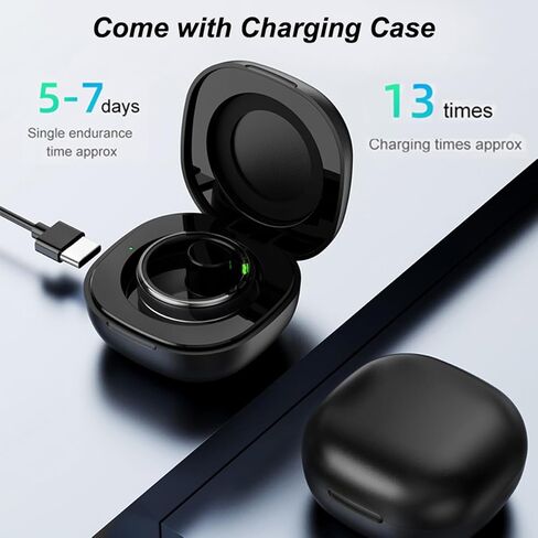 حلقات ذكية للنساء والرجال، حلقة للياقة البدنية، مراقب معدل ضربات القلب، متتبع النوم، حلقة صحية، عداد الخطى، السعرات الحرارية، عداد الخطوات، متتبع اللياقة البدنية الرياضي 5ATM، حلقة ذكية مقاومة للماء لهواتف iOS Android in Kuwait