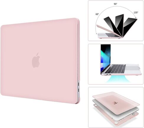 EooCoo Compatible with MacBook Air 15 inch Case 2024 2023 Release M3 A3114 M2 A2941, [High Clear Restores Midnight Plastic Hard Shell Case] [with Keyboard Cover & Screen Protector ] - Crystal Midnight in Kuwait